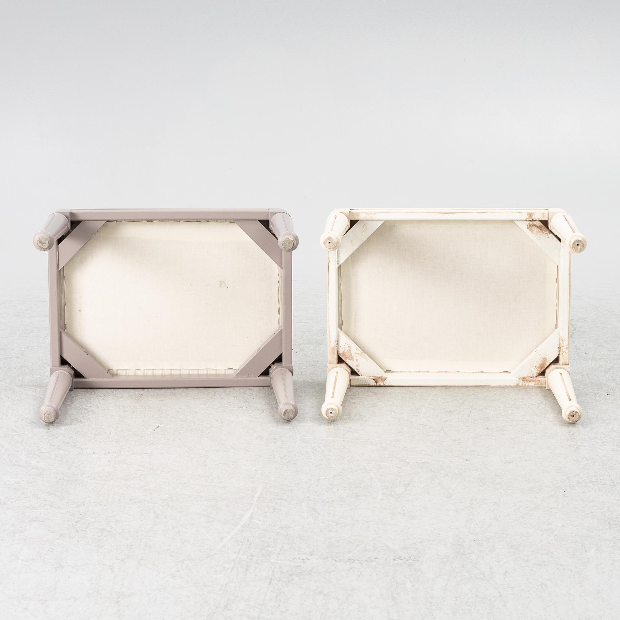 Tabuetter, 2 st, "Signum Gustavus", 1900-talets slut.