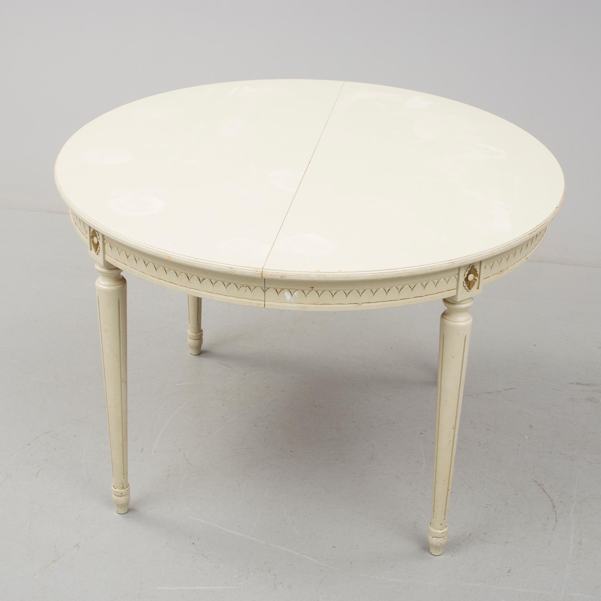 MATBORD, Gustaviansk stil, 1900-talets andra hälft.