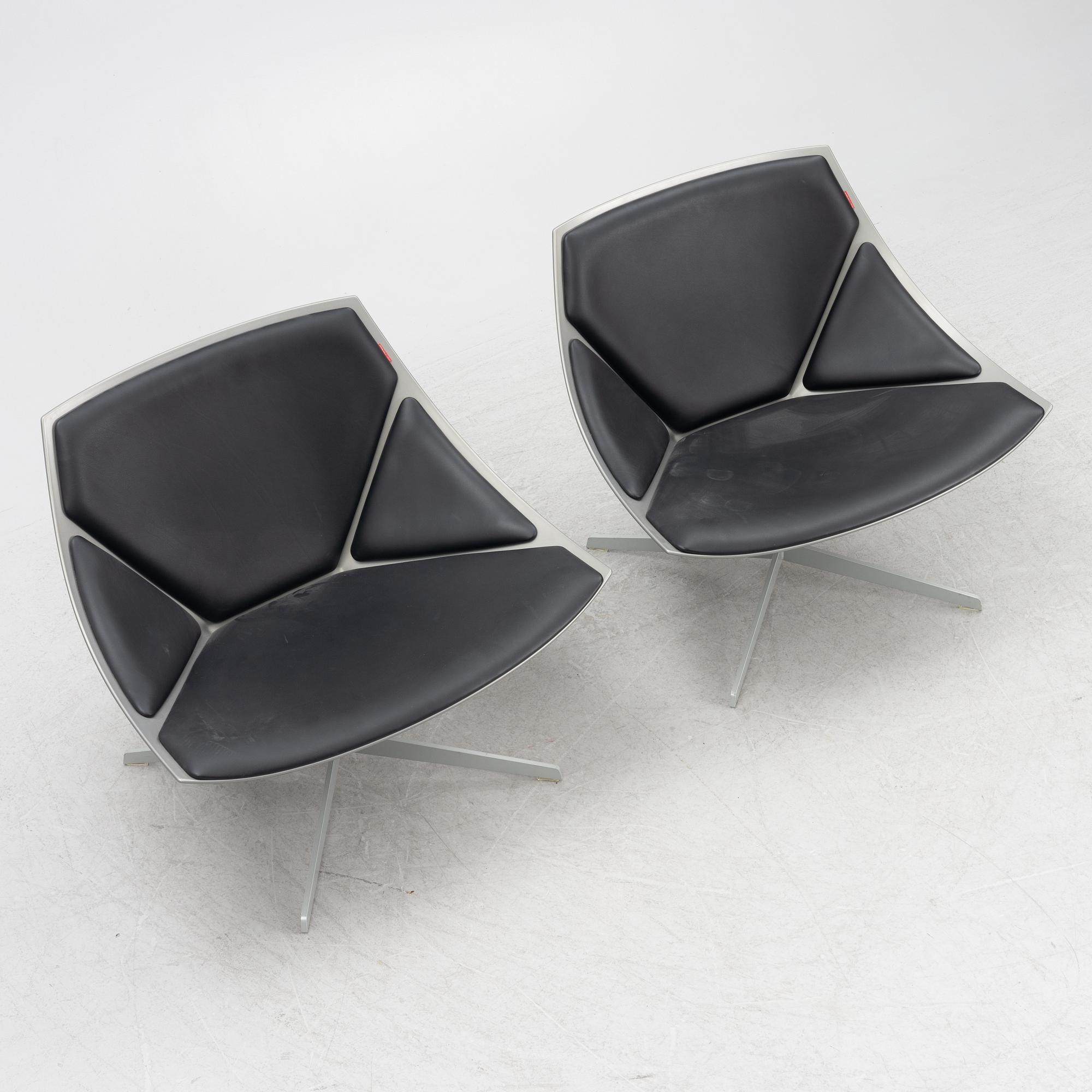 Jurgen Laub & Markus Jehs, stolar, modell "JL10", ett par, Fritz Hansen.