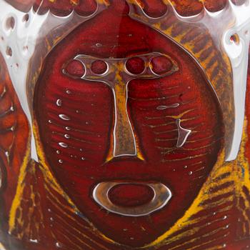 Jan-Erik Ritzman, an 'ariel' glass vase, Transjö, Sweden 2004.