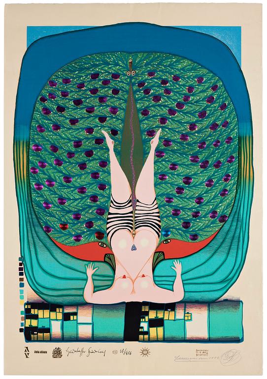 Friedensreich Hundertwasser, "Hommage à Schröder-Sonnenstern".