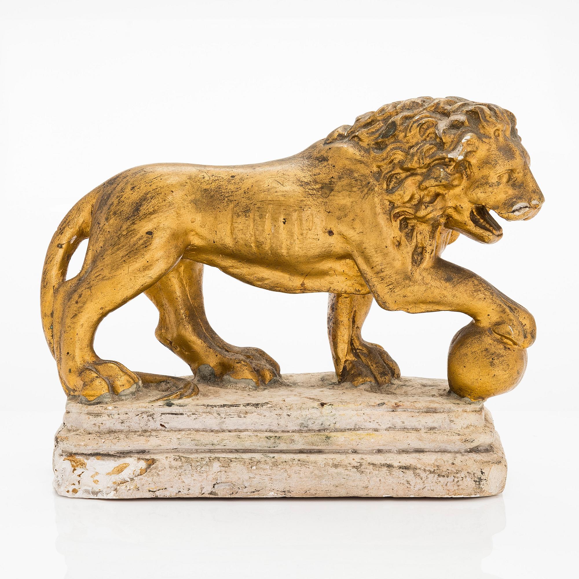 Terrakottaleijon/Medicileijon, Central Europa, omkring 1800.