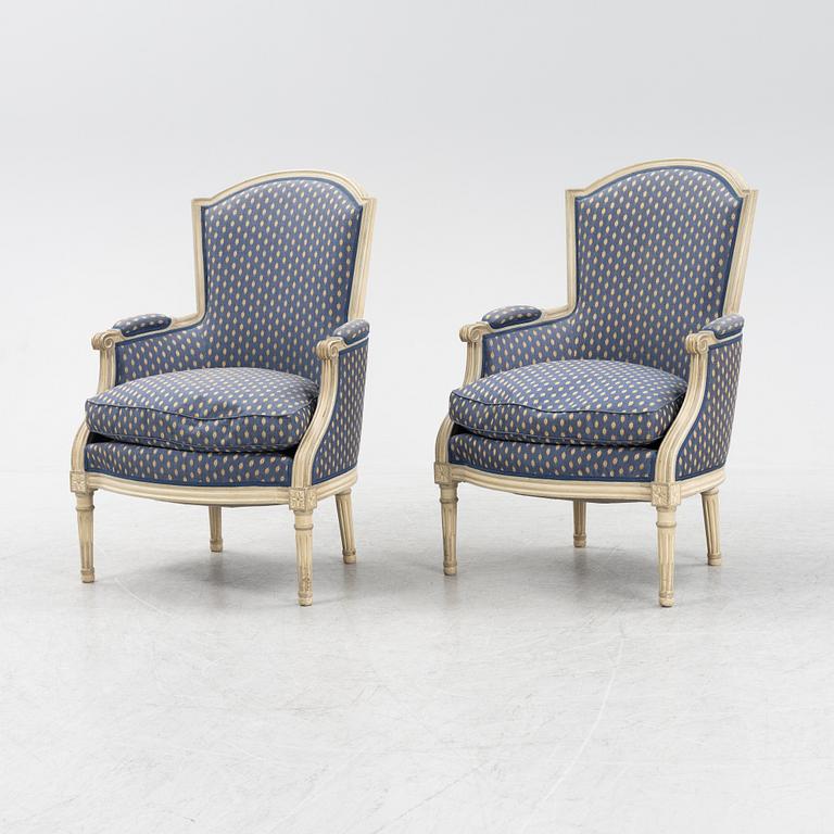 Bergerer, ett par, Louis XVI-stil, 1900-talets andra hälft.