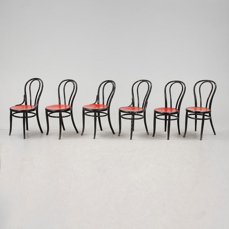 STOLAR, 6 st, Thonet, 1900-talets första hälft.