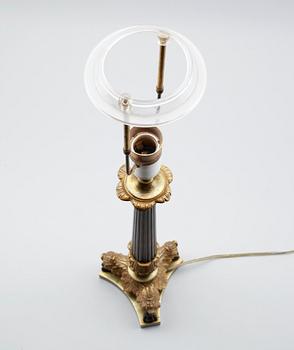 BORDSLAMPA, empirestil, 1800-talets andra hälft.