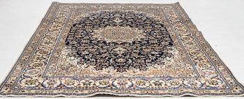 Rug, Nain, part silk, approx. 284 x 187 cm.
