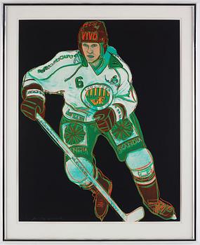 Andy Warhol, ”Frölunda Hockey Player”.