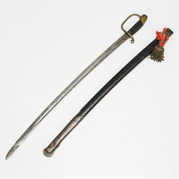 An Imperial Russian infantry sabre/shashka model 1881.