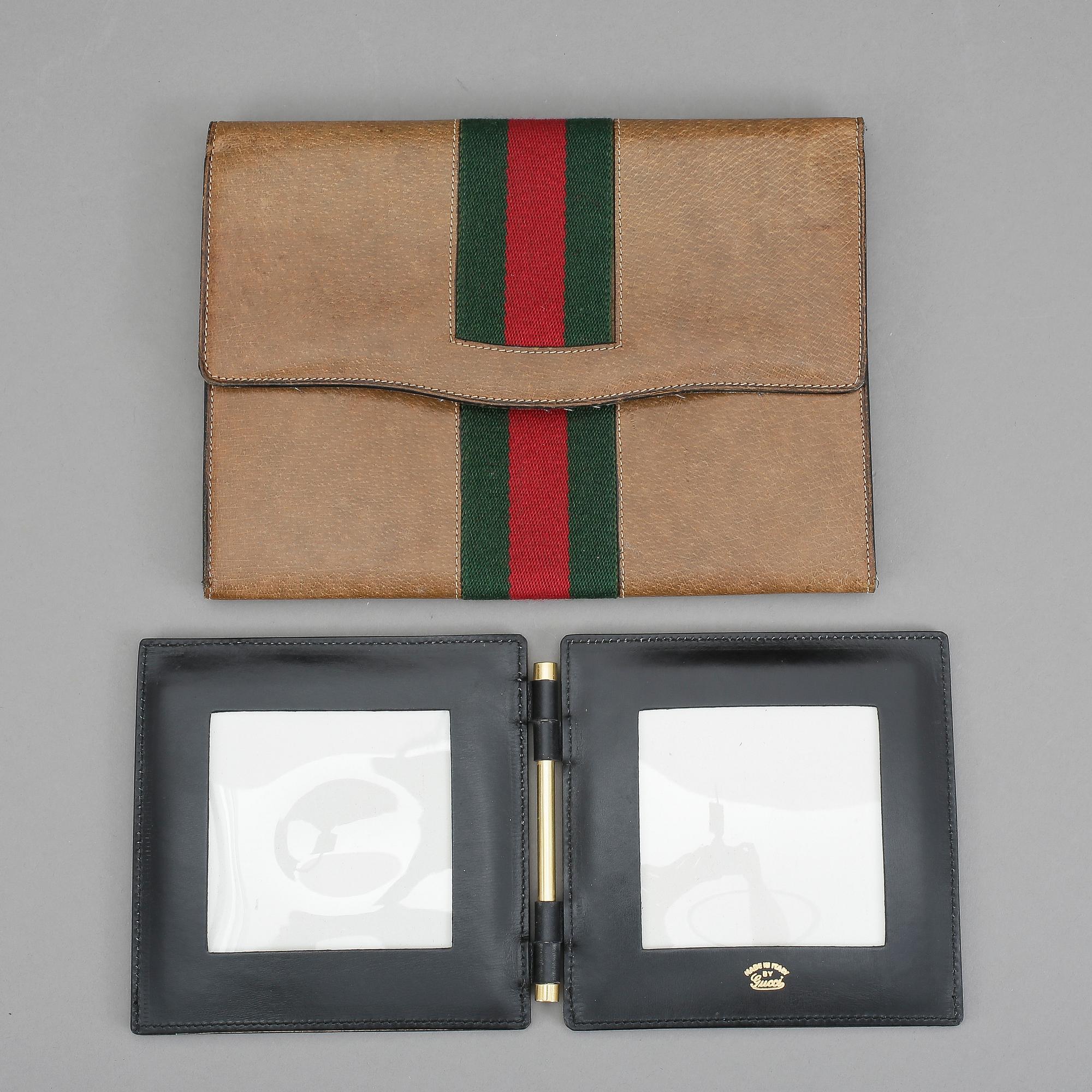 VÄSKA och FOTORAM, Gucci.