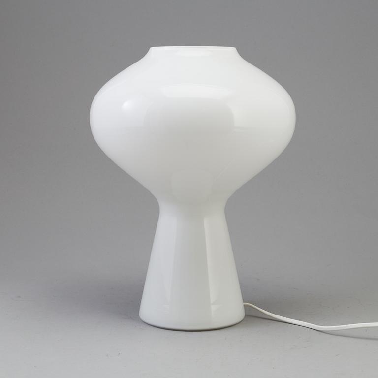 A 'Zaffiro Fungo" glass table light by Massimo Vignelli/Paulo Venini, Italy.