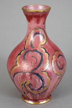 VAS, stengods, jugend, Josef Ekberg, Gustavsberg. 1927.