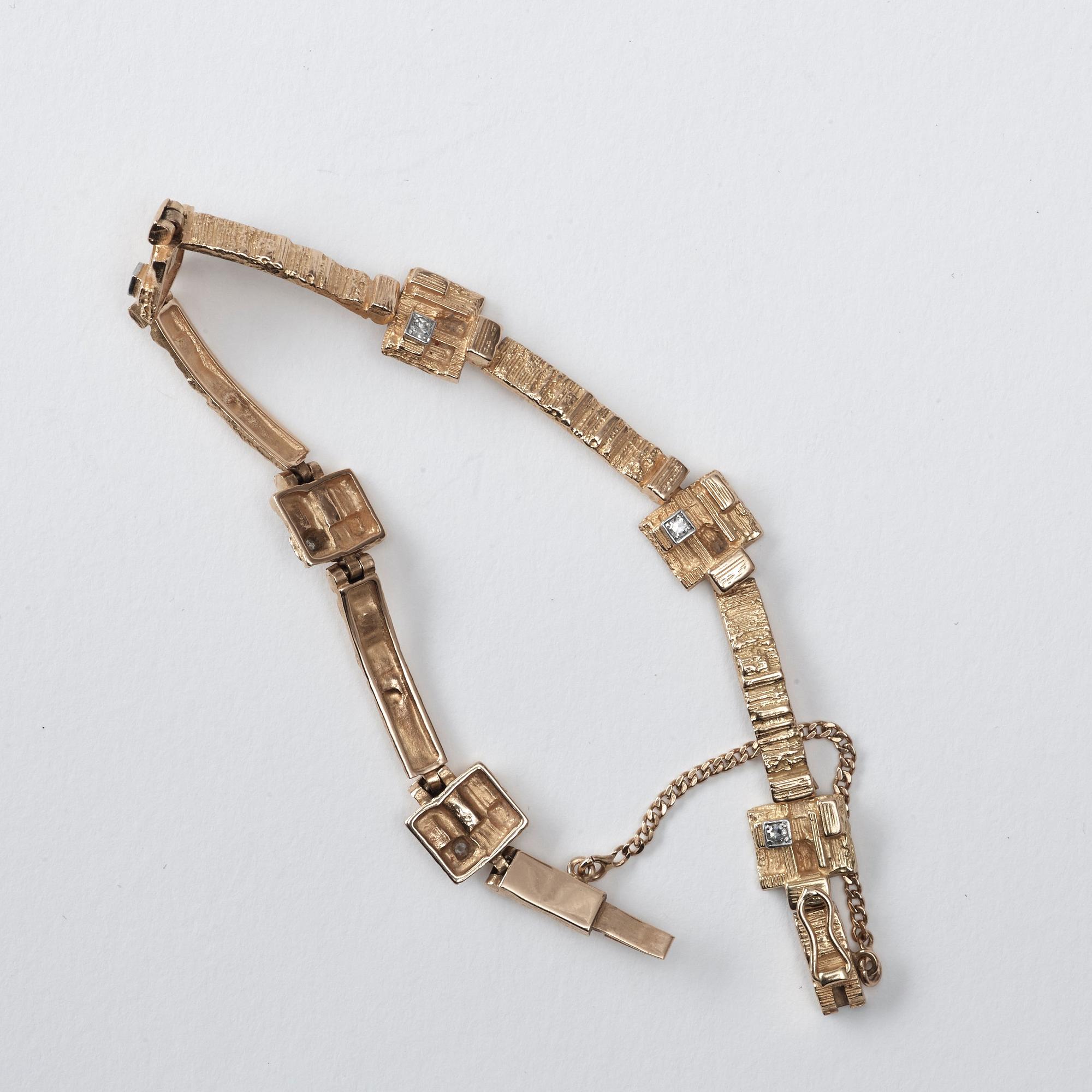 LAPPONIA, armband, Finland 1980, 18k.