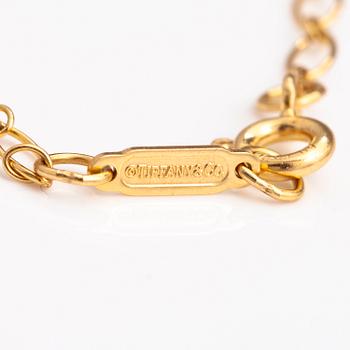 TIFFANY & CO, An 18K gold necklace. Italy. Marked T&Co nad Tiffany & Co.