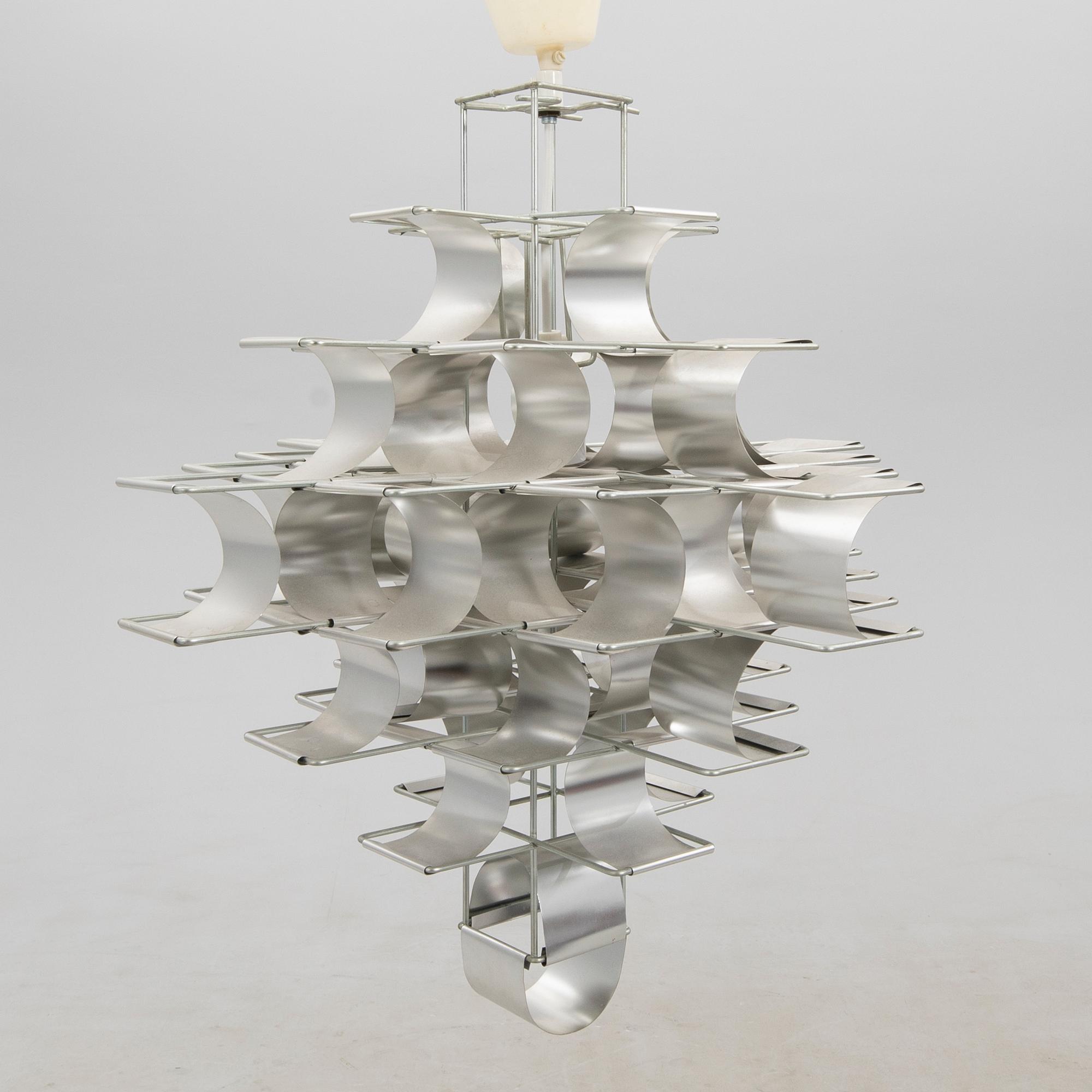 Max Sauze taklampa Cassiopea 1970-tal.