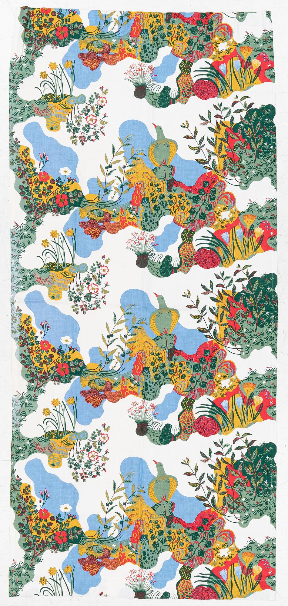 Josef Frank, an 'Anakreon' curtain, Svenskt Tenn.