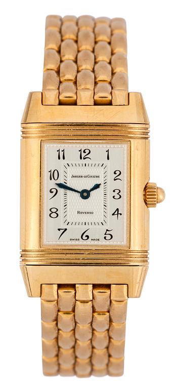 Jaeger-LeCoultre - Reverso, manual. Gold / gold with diamonds. 21 x 21mm. approx 1995.