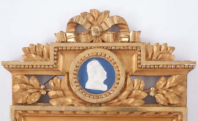 SPEGEL, gustaviansk stil, 1800/1900-tal.