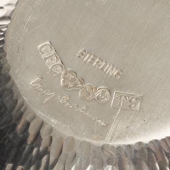 Rolf Carlman, Cup, sterling silver, CF Carlman, Stockholm 1969, and spoon Ray Urban, sterling, Stockholm 1955.