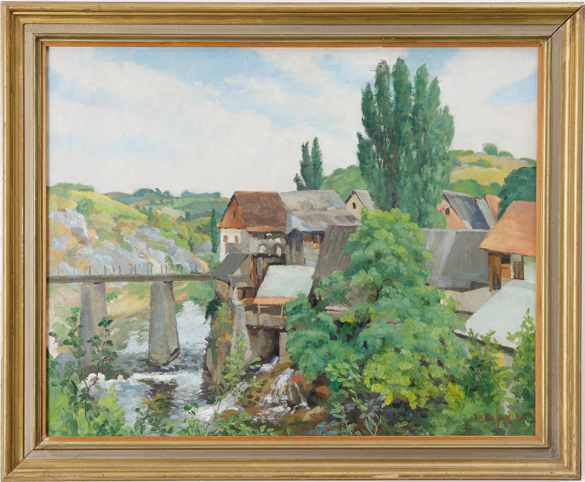 Fritz Kärfve, "Slunj, Jugoslavien".