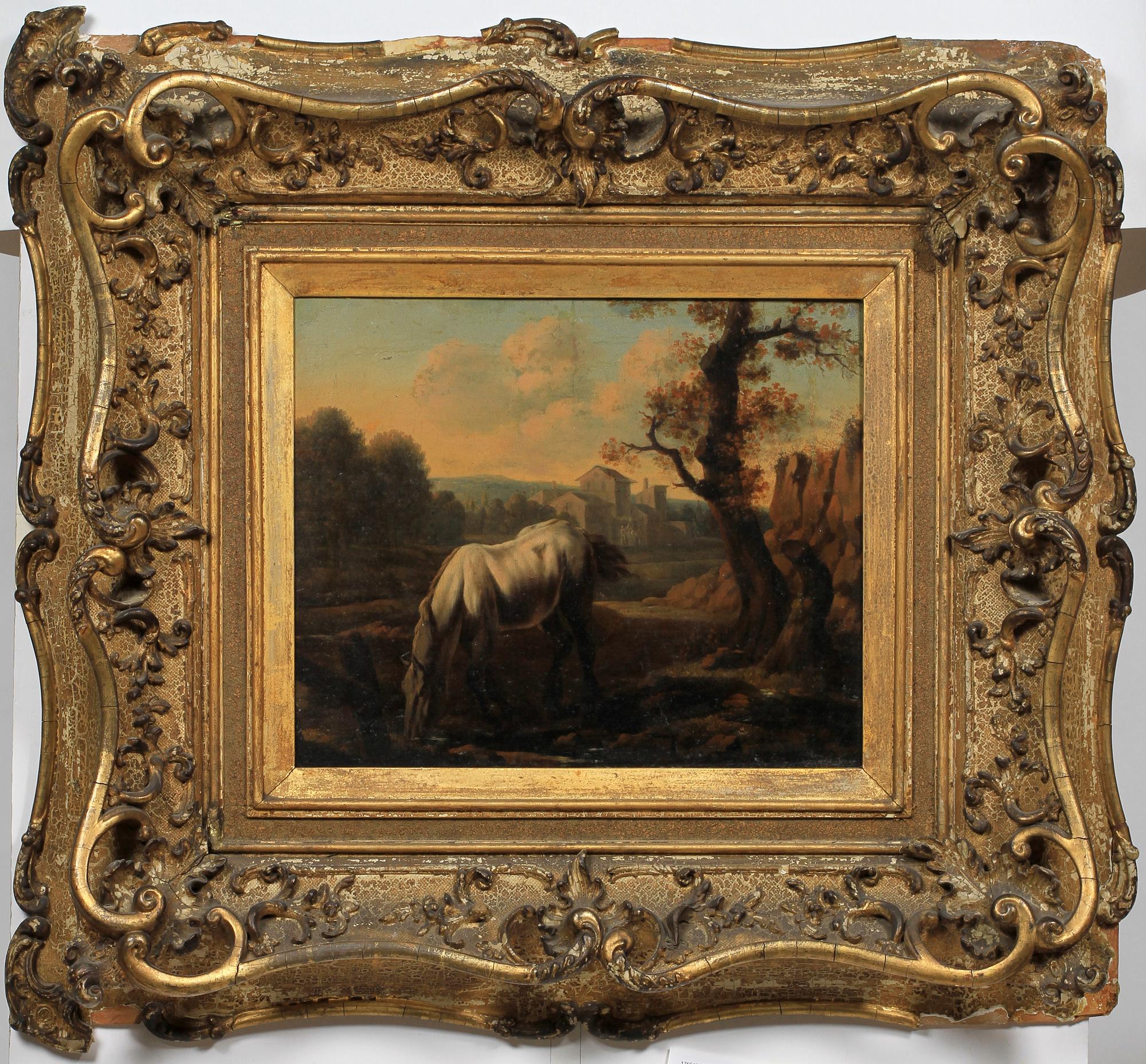ADRIAEN VAN DE VELDE, hans efterföljd, olja på duk, 1700-tal.