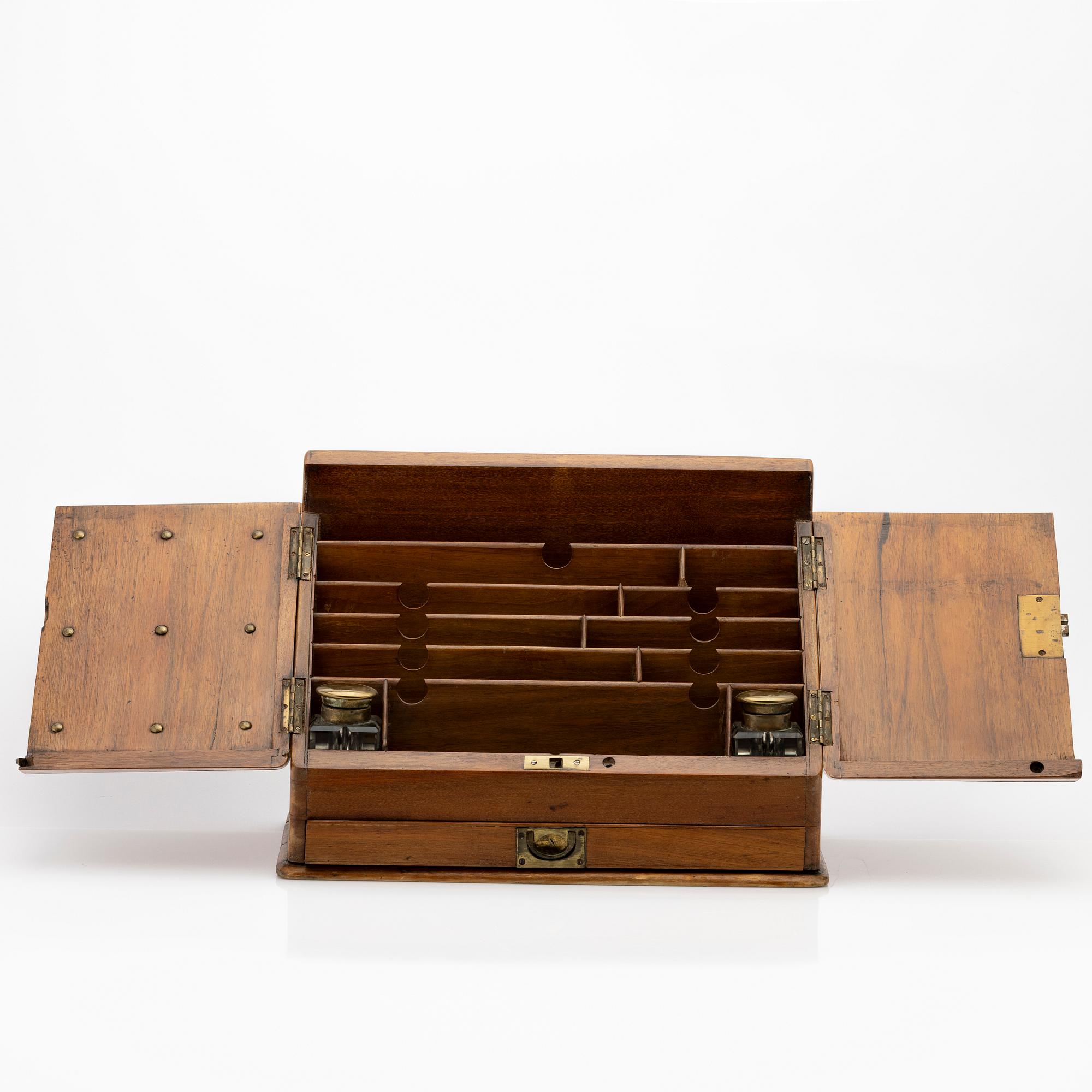 Writing box, 18th/19th century.