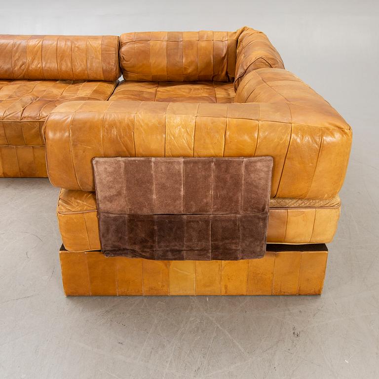 A leather de Sede 1970s sofa.