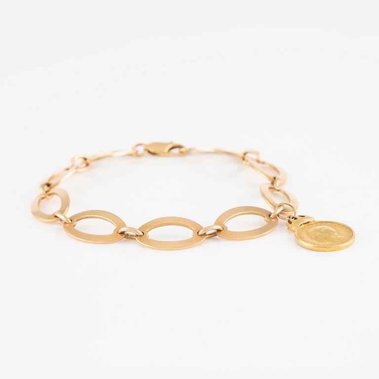 Bracelet, 18K gold, Borgila.