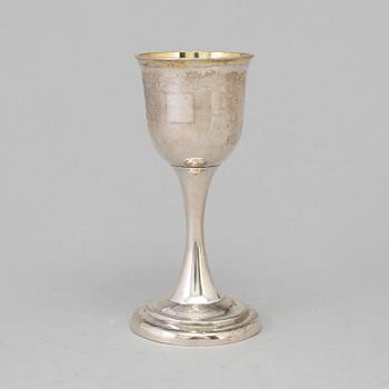 A Swedish parcel-gilt silver cup, mark of Erik Ernander, Uppsala (1775-1809).