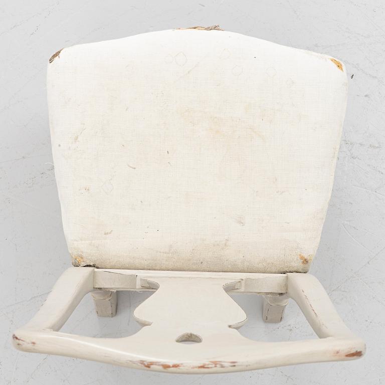A pair of Rococo-style chairs, 20th century.