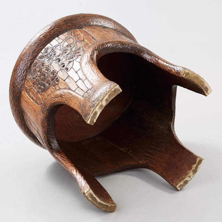 GUSTAV FJAESTAD, bord, tillverkat av Adolf Swanson, Arvika 1908, jugend.