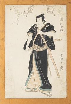 Utagawa Kunisada, träsnitt, Japan, 1800-tal.