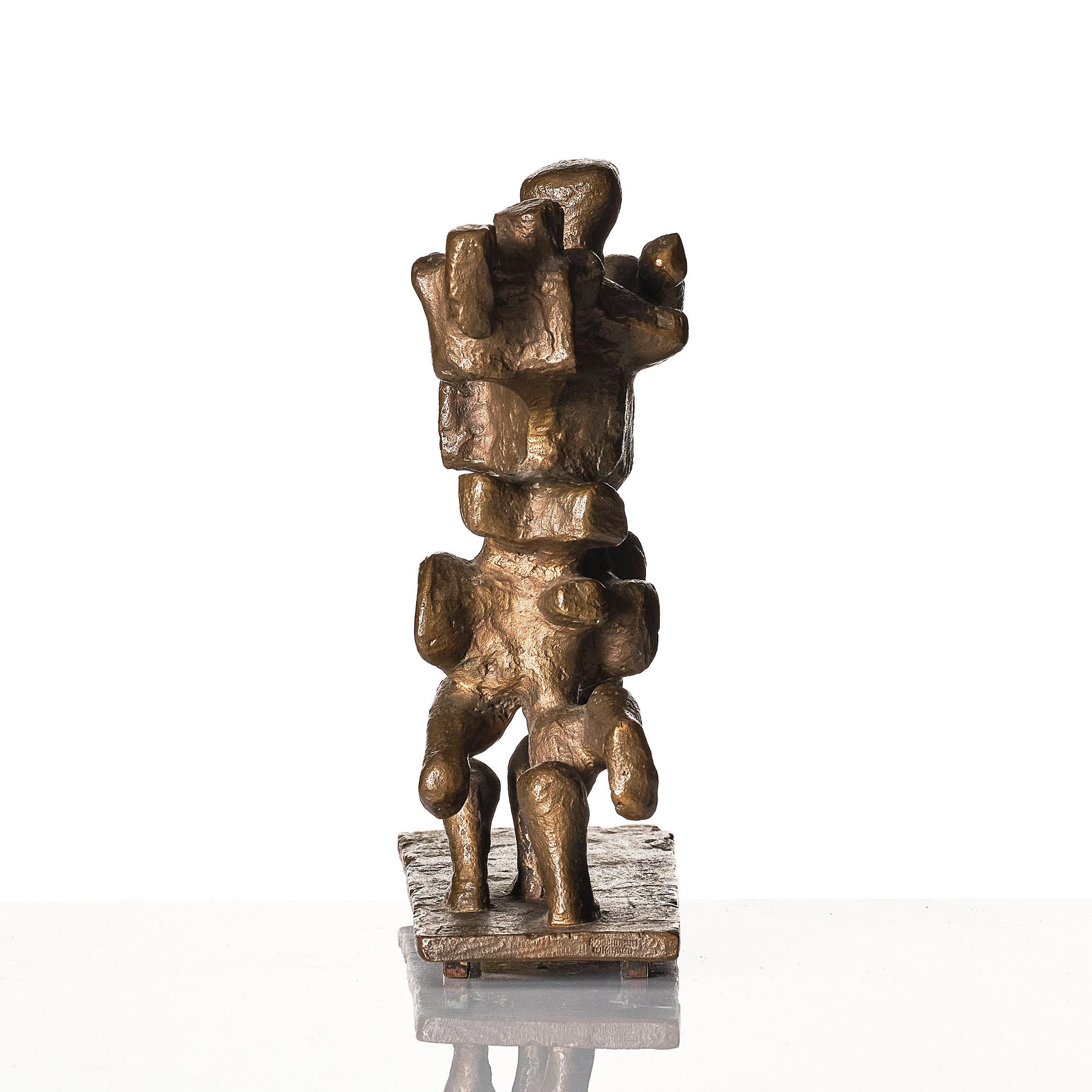 Bror Marklund, "Gestalt i storm" (Figure in storm).