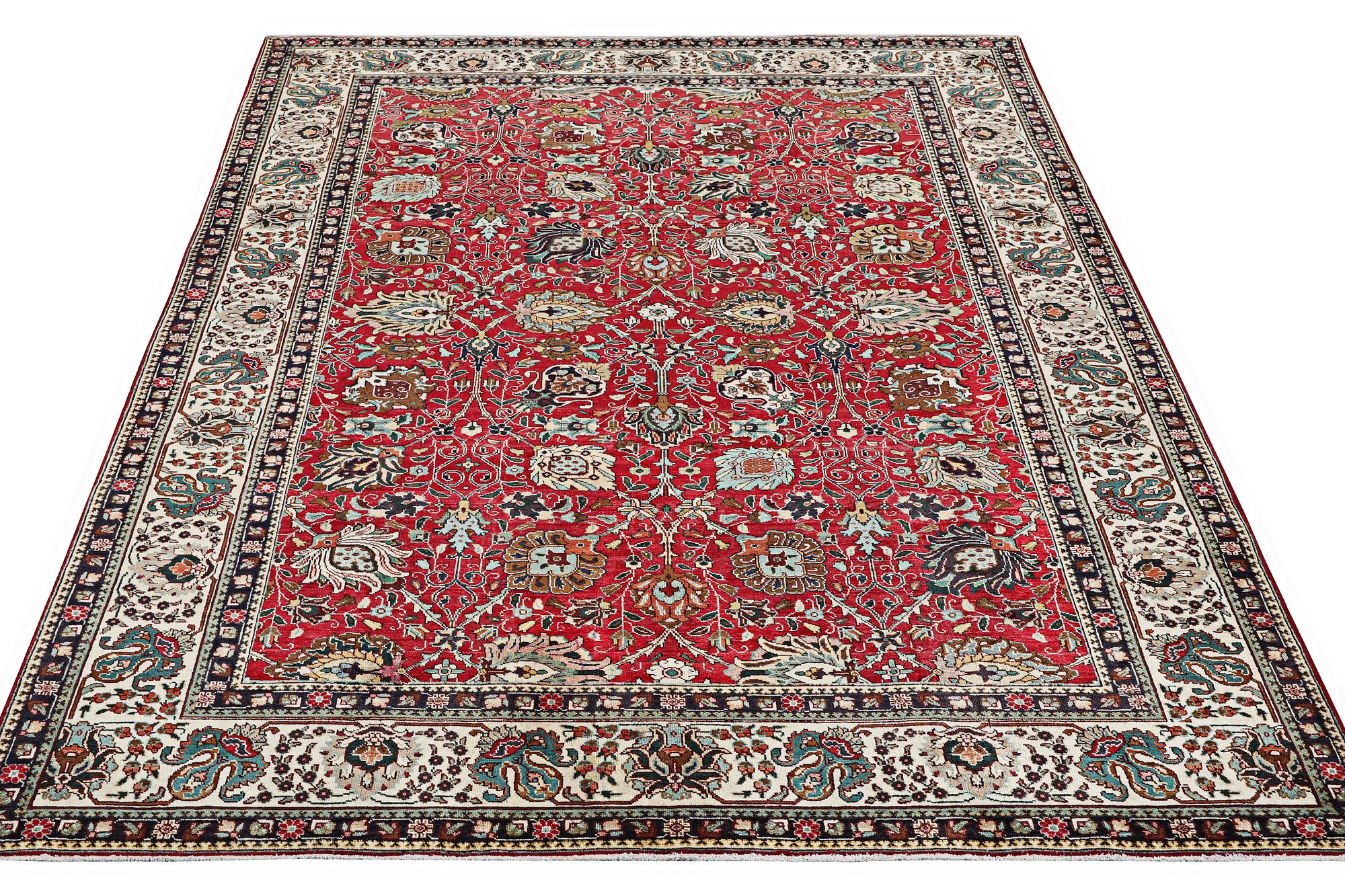 Matta, Täbriz, ca 328 x 244 cm.