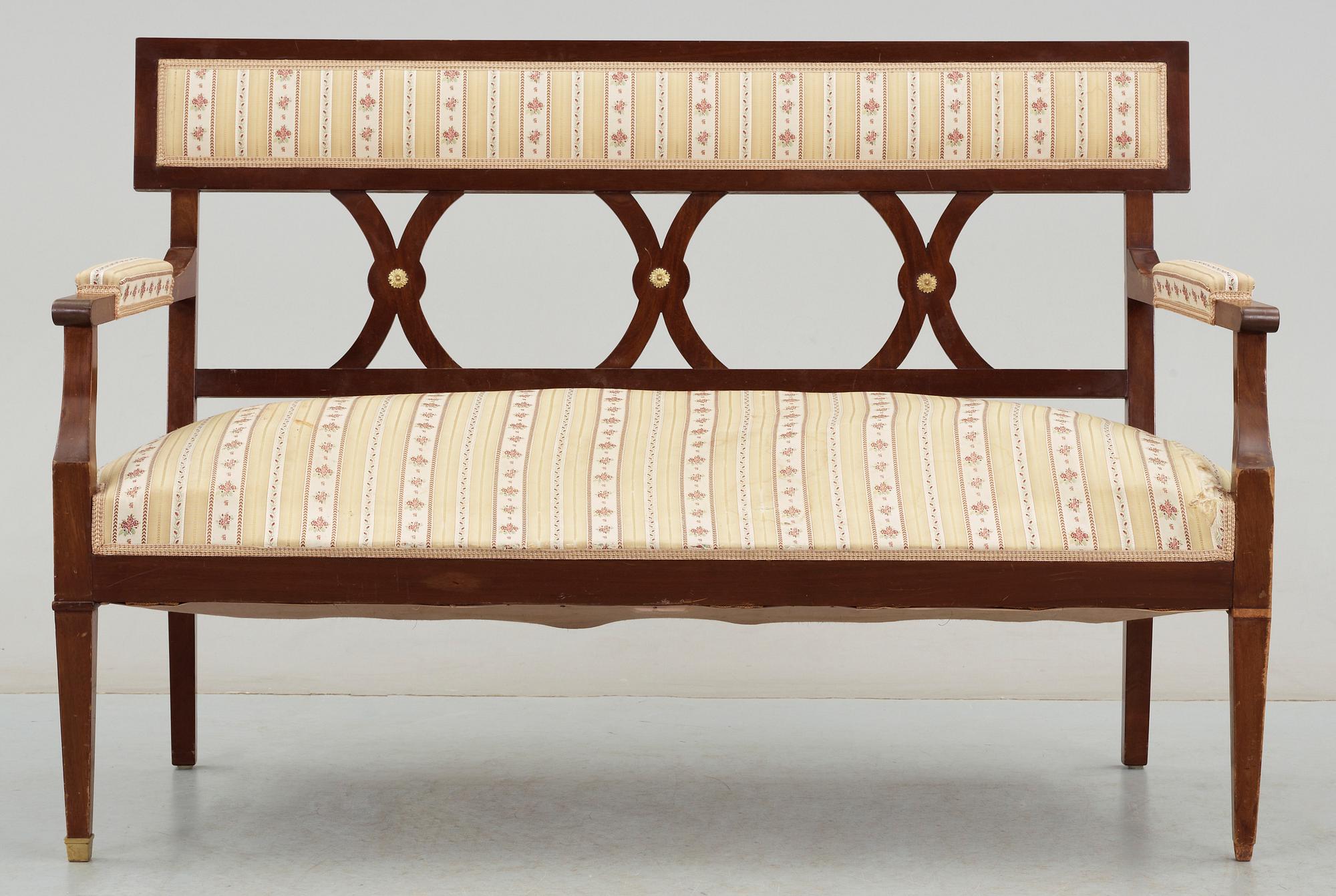 SOFFA, empire-stil, tidigt 1900-tal.