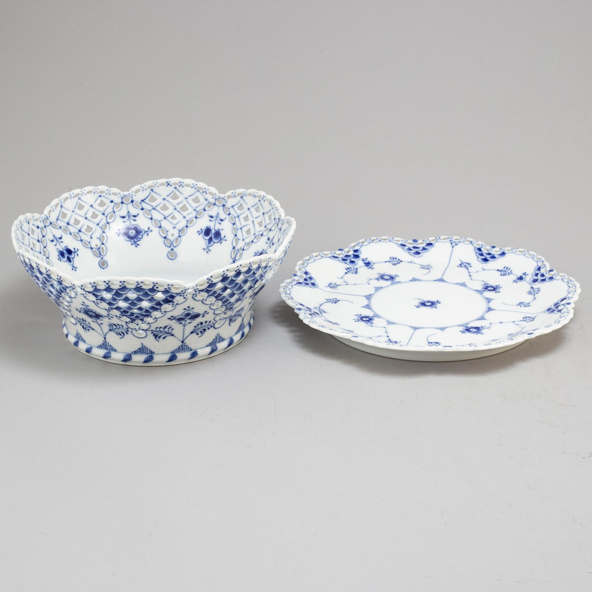 A Royal Copenhagen part service, 11 pieces.