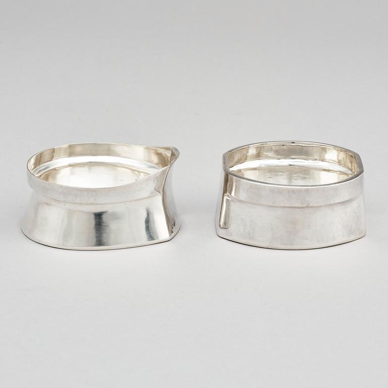 Rey Urban, a sterling creamer and sugarbowl, Stockholm 1966.