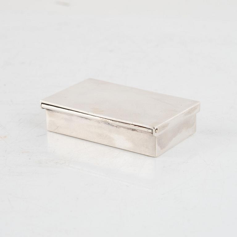 Bengt Liljedahl, a Swedish silver box, Stockholm 1976.