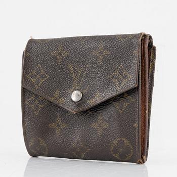 Louis Vuitton, väska, "Cartouchière", samt plånbok, 1970-tal.