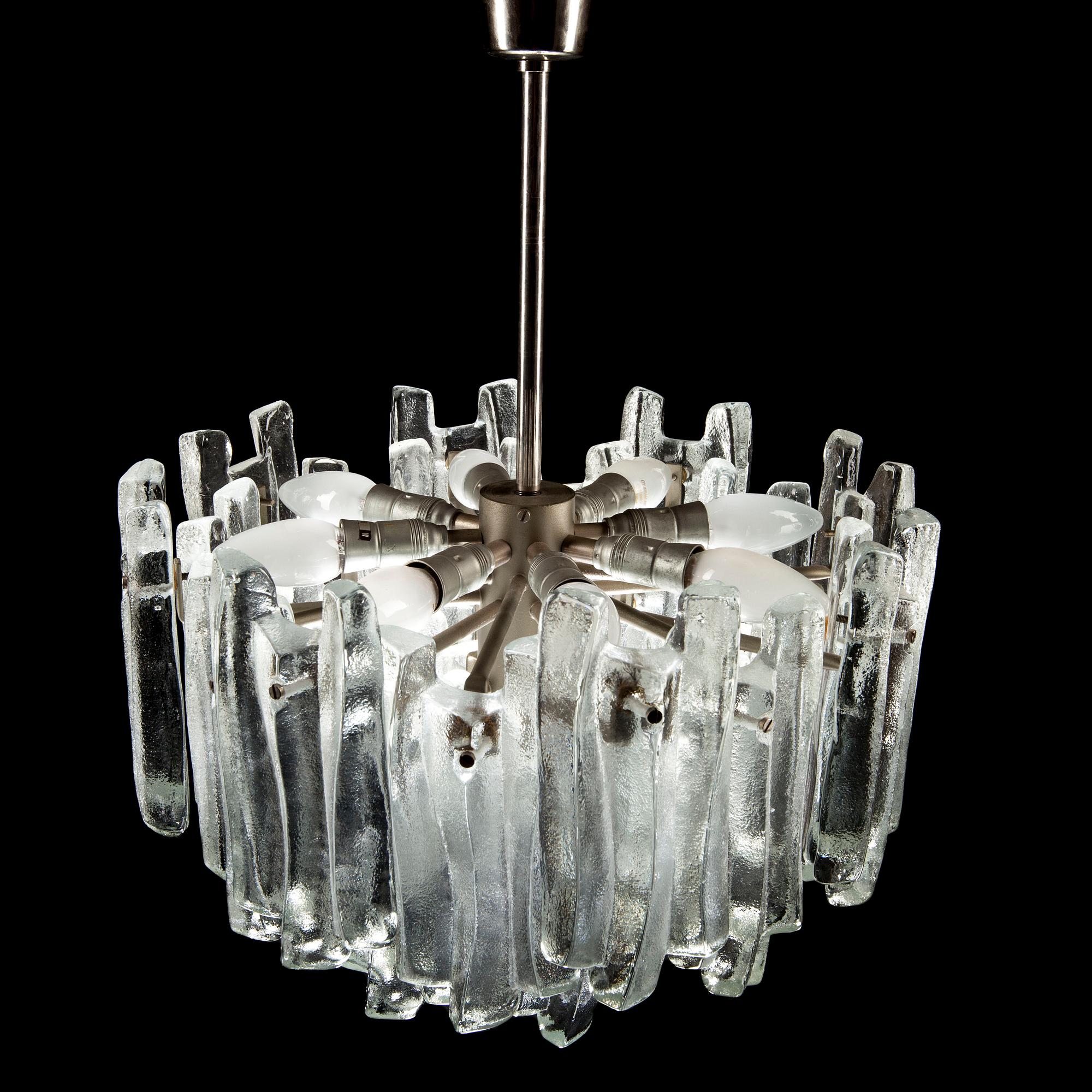 TAKLAMPA, 1960-70-tal. Totalhöjd 56 cm.