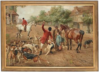 Alfred William Strutt, The Fox Hunt - the punishment.