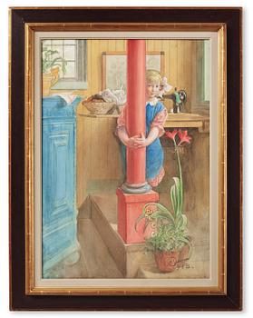 Carl Larsson, "Barnbarnet" ("Grandchild").