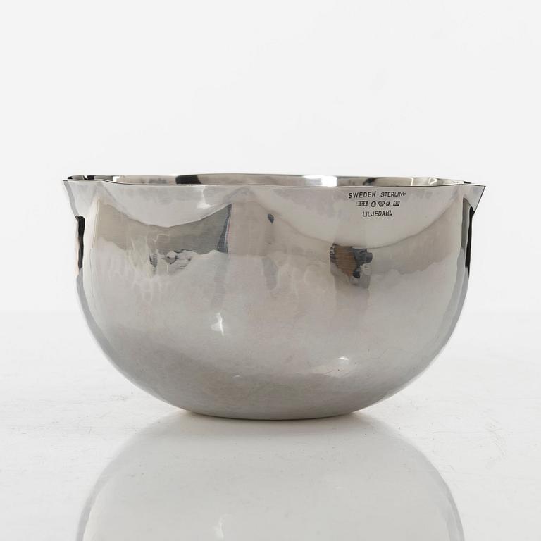 Bengt Liljedahl, A Swedish sterling silver bowl, Stockholm 1968.