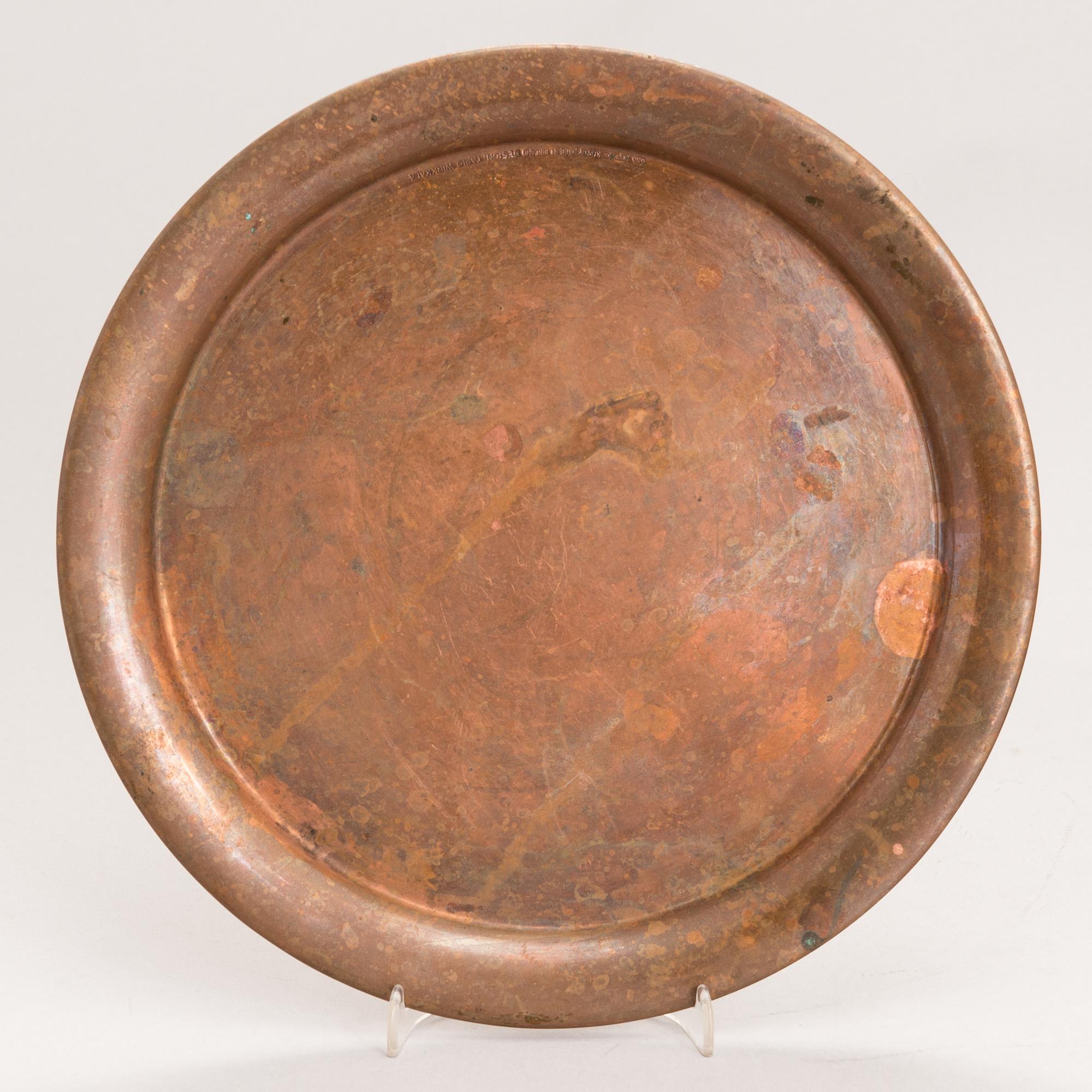 TAPIO WIRKKALA, KAFFESERVIS, 4 delar, koppar och teak, TW 163/164, Kultakeskus, 1960-70-tal. Formgiven 1961.