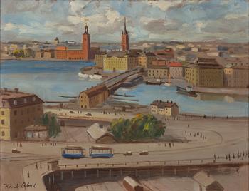Karl Abel, Stockholm från Slussen.