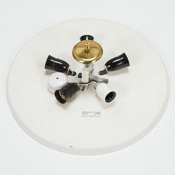 A mid-20th century ceiling light, model 101/5 Orno, Stockmann, Finland.