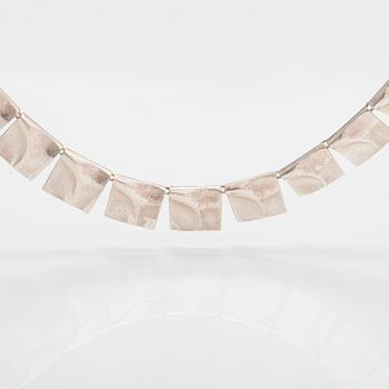 Björn Weckström, "Galactic peaks", a sterling silver necklace. Lapponia 1974.