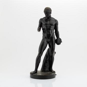 Unknown artist 20th century, after Antique model. Bronze, height 69 cm.