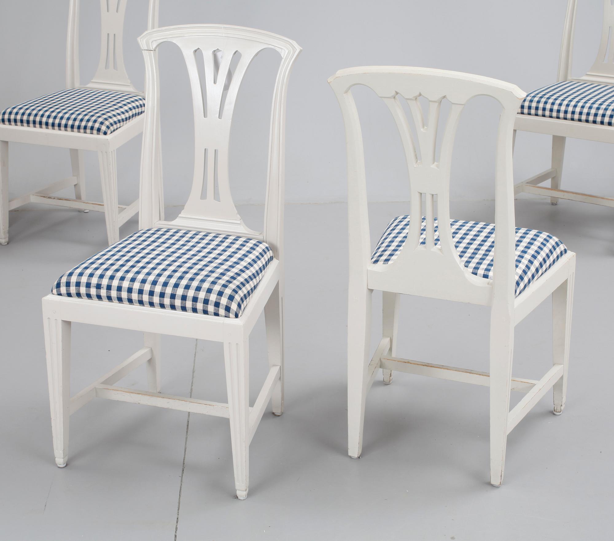 STOLAR, 8 st, Gustaviansk stil, IKEA, 1900-tal.