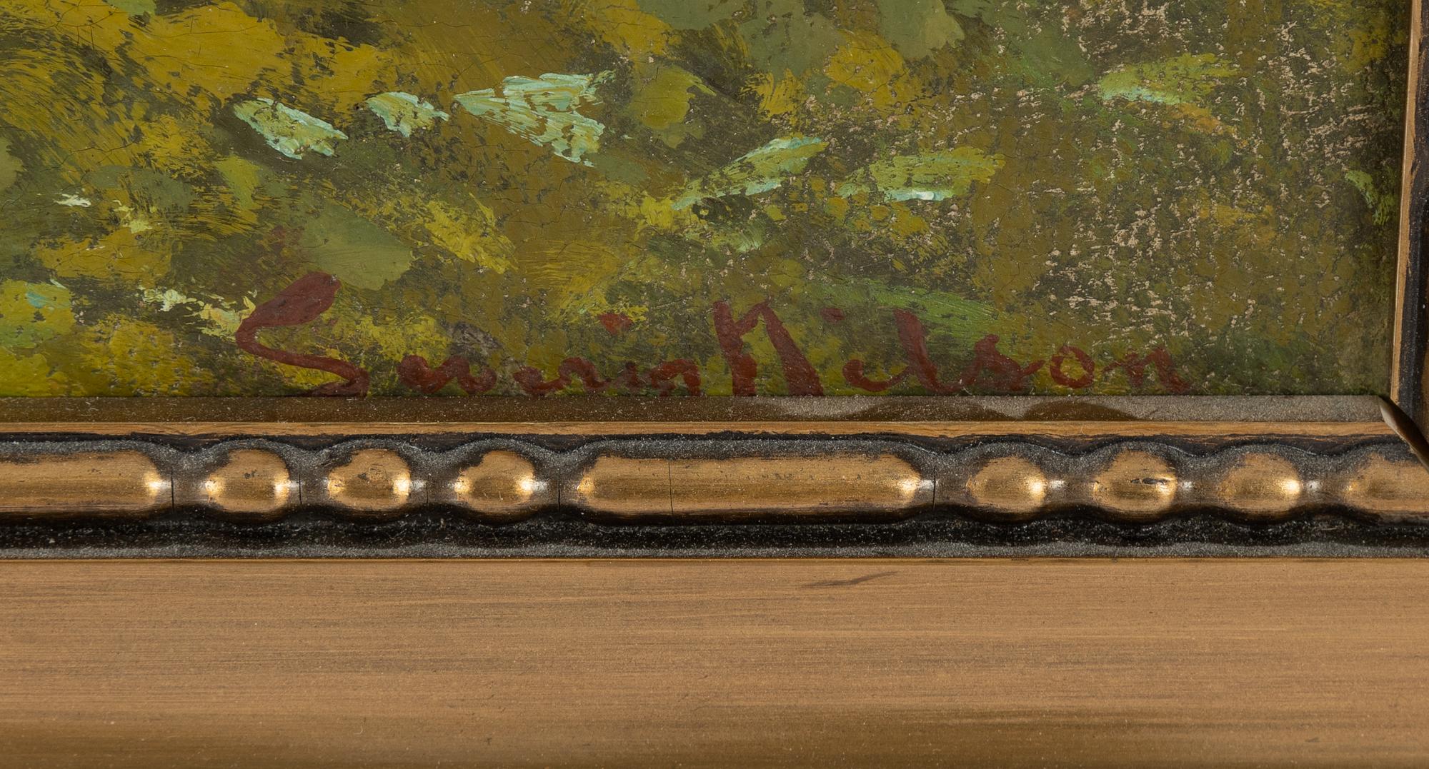 Severin Nilson, oil on canvas, signed.
