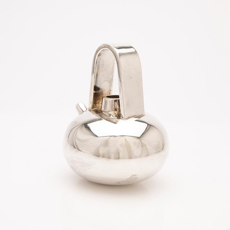 Teapot, sterling silver, Mexico.
